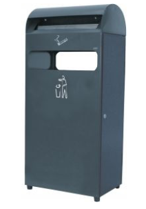 Conteneur avec cendrier 48L